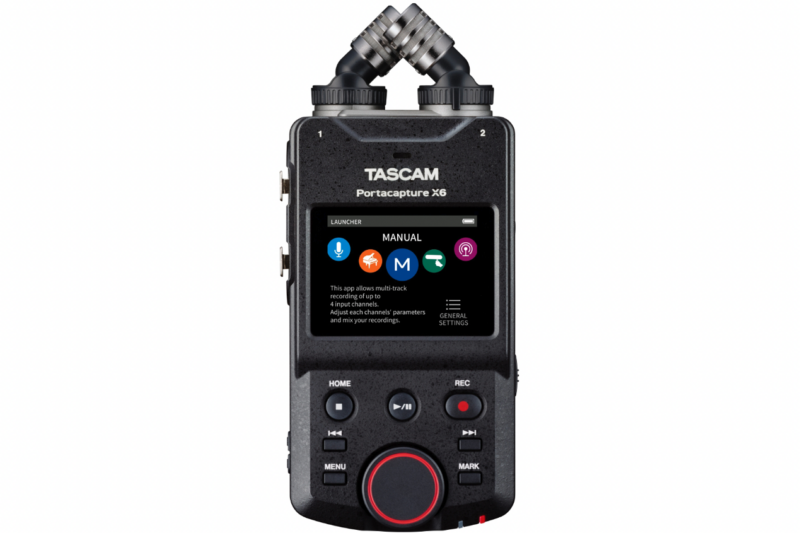 TASCAM Announces Version 1.10 Firmware Update For Portacapture X6 32-bit Float Portable Audio Recorder