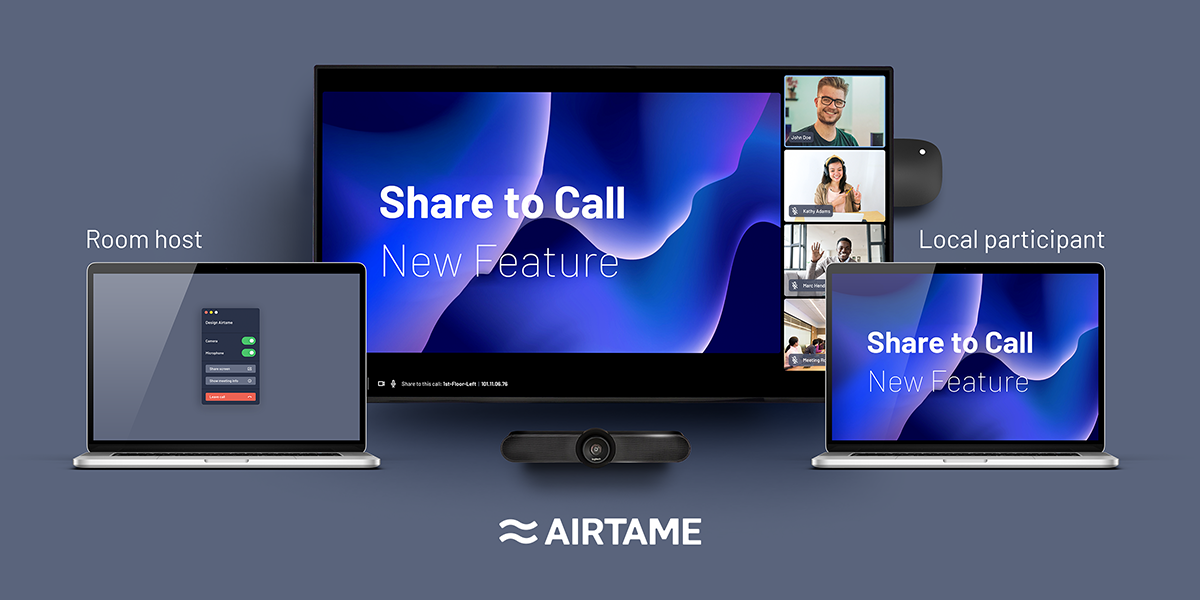 airtame share to call