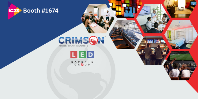 CrimsonAV to Exhibit “More Than Mounts” Line at InfoComm 2023