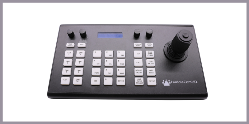 HuddleCamHD Adds New HC-Joy-G4 Joystick Controller for PTZ Lineup