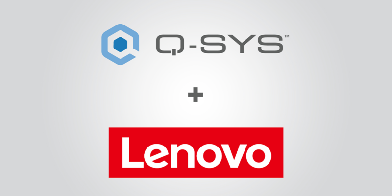 Q-SYS Partners With Lenovo to Improve Workplace Collaboration