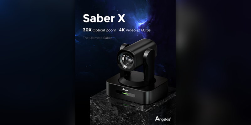 Angekis Adds Saber X PTZ Camera for Video Production