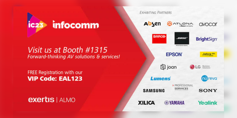 Exertis Almo to ‘Make Extraordinary Happen’ at InfoComm 2023