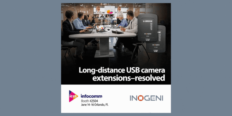INOGENI Debuts U-BRIDGE USB 2.0 at InfoComm
