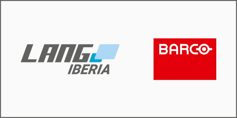 Barco Enters Distribution Partnership With LANG IBERIA