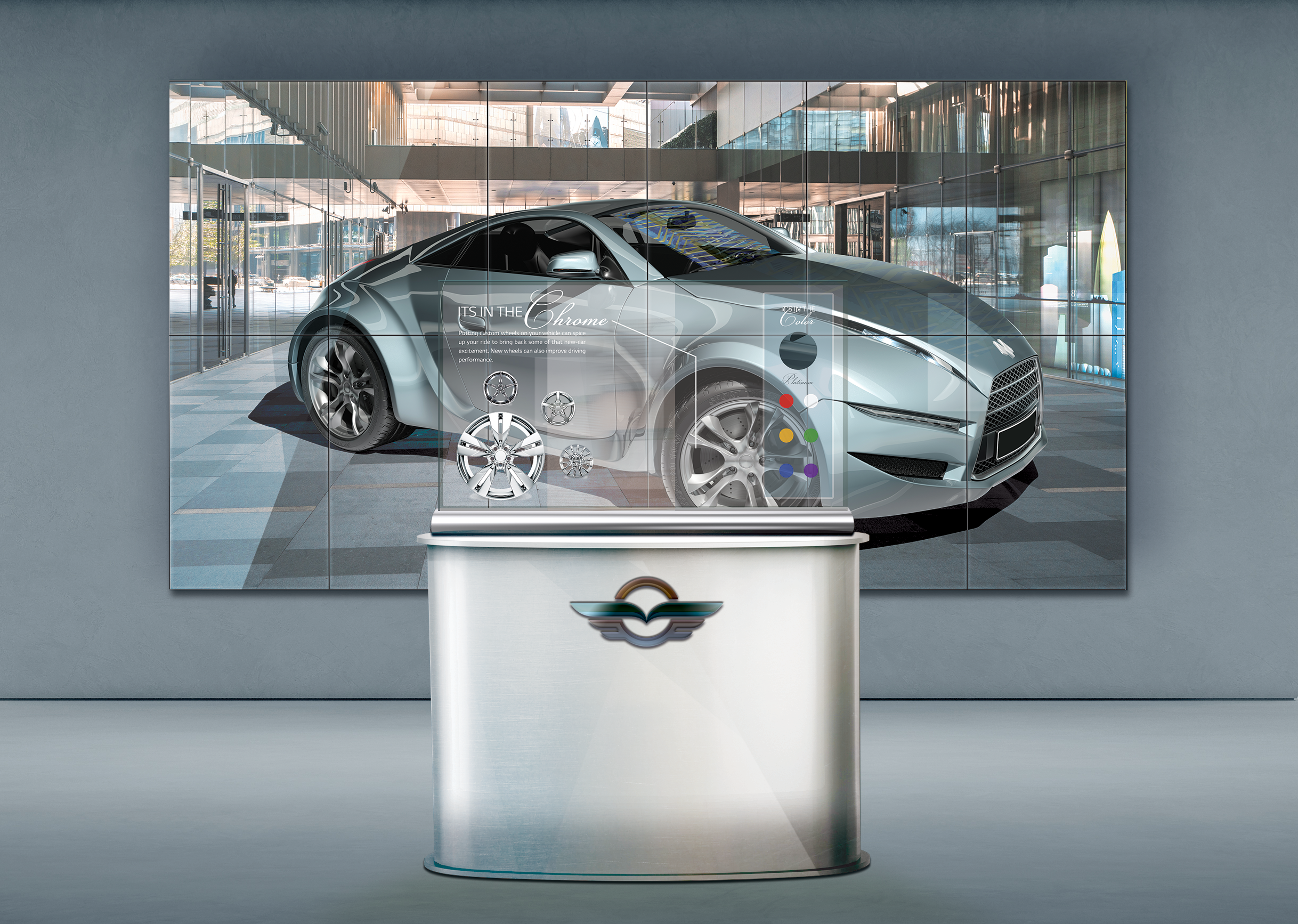 Lifestyle Transparent OLED CarDealer Lifestyle Transparent OLED CarDealer