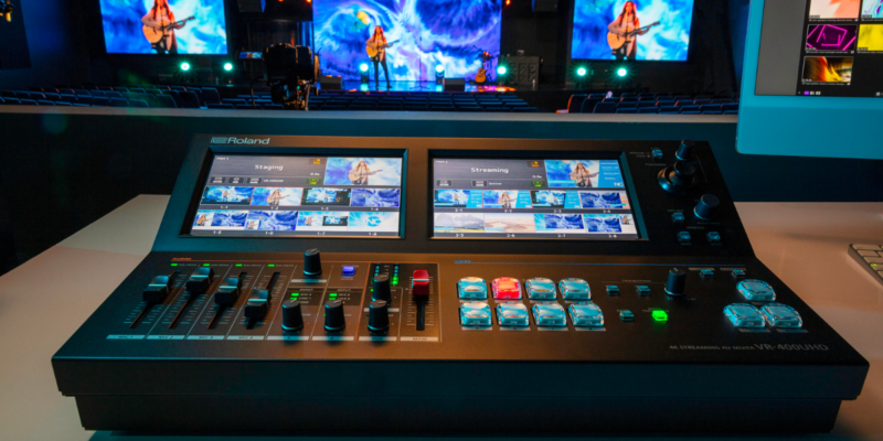 Roland’s Professional A/V Division Announces VR-400UHD 4K Streaming AV Mixer