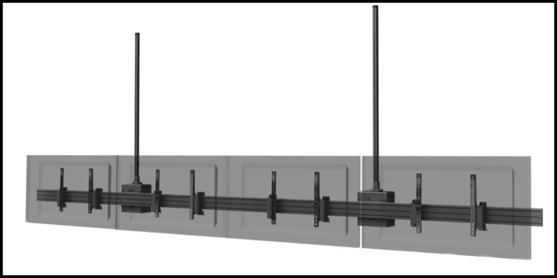 Snap One Adds Carbon Series of Strong Mounts for Overhead Digital Signage Installations