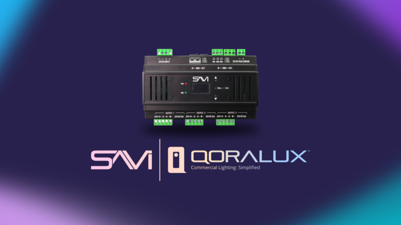 SAVI Lights Up InfoComm 2023 with Launch of Innovative QoraLux Lighting Series