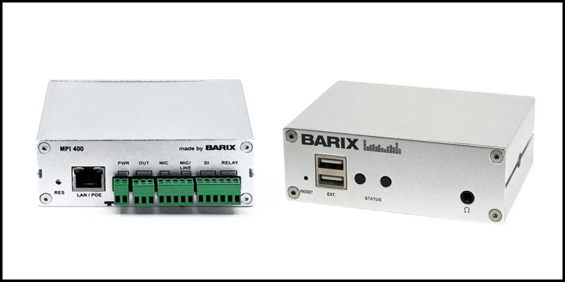 Barix Unveils Expanded IPAC Family and Integration with Dante at InfoComm 2023