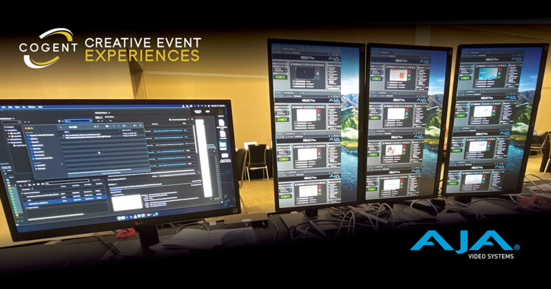 Cogent Captures Live Conference Sessions with AJA HELO Plus