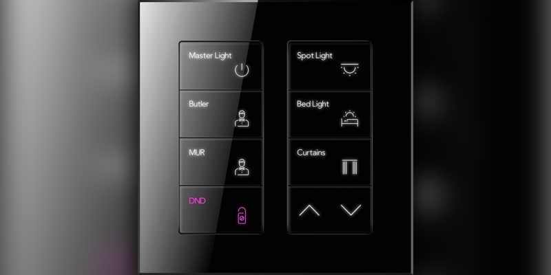 Black Nova Smart Design Keypads Now Integrate With RTI Control Platform