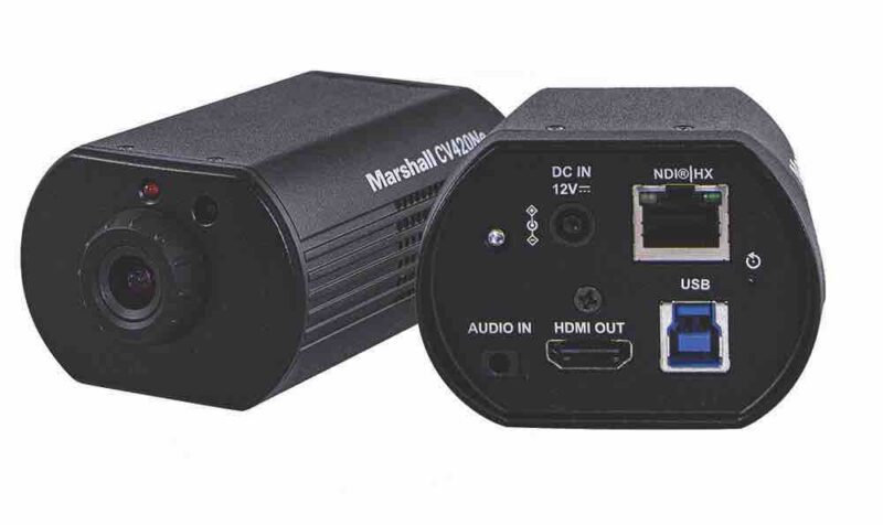 Marshall Showcases New CV420Ne, a Compact 4K60 Camera With NDI, at IBC 2023