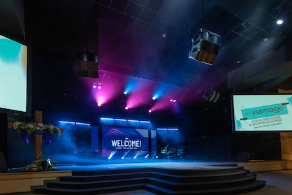 Blaze Audio Constant Curvature Array Series Loudspeakers Deployed at Reimage Church