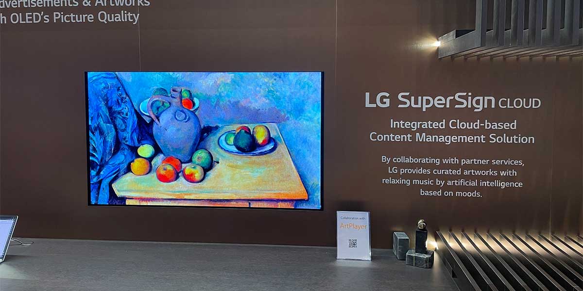 ArtPlayer Chooses LG SuperSign Cloud to Deploy Cloud Art Service