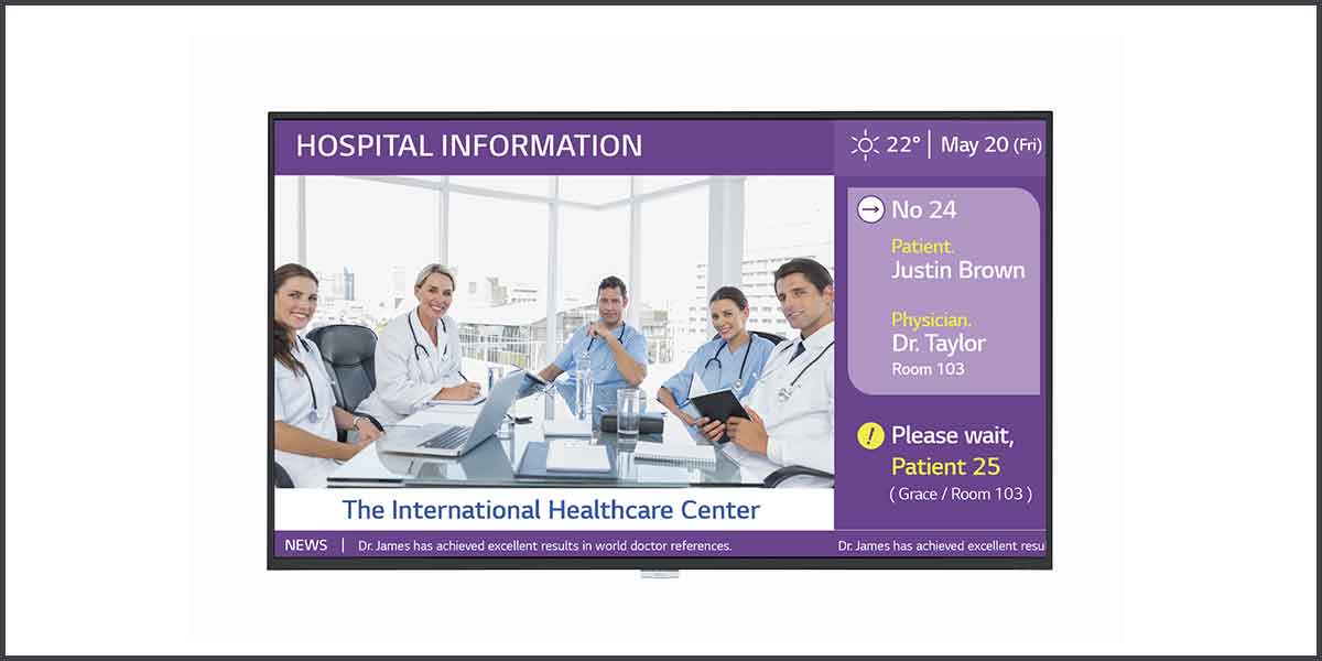 LG Business Solutions USA Launches Line of Patient Engagement Boards