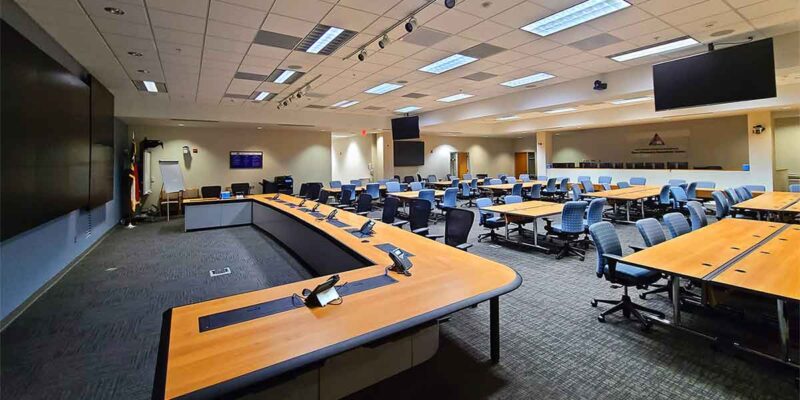 NC Department of Public Safety Uses Extron FOX3 Fiber Optic System to Update EOC Situation Room