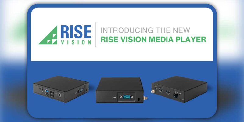 Rise Vision Offers Digital Signage As a Service