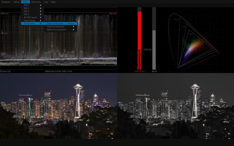 AJA Announces HDR Image Analyzer 12G v3.0 Software