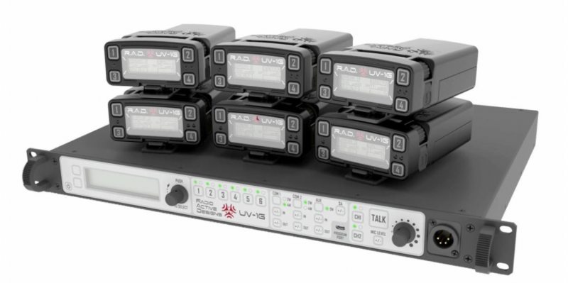 Radio Active Designs Showcases UV-1G Wireless Intercom at IBC