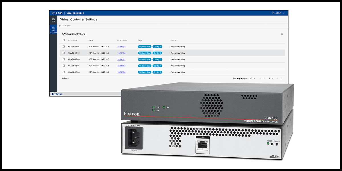 VCA 100 Virtual Control Appliance