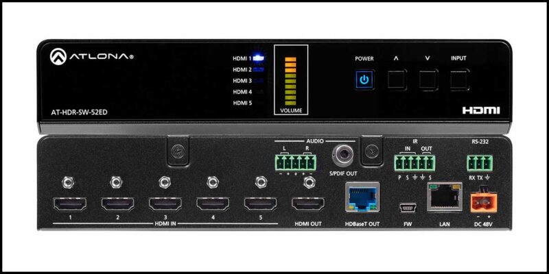 Atlona Debuts Next Generation of AT-HDR-SW HDMI and Matrix Switchers