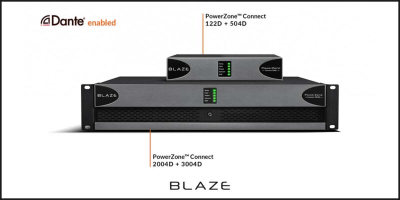 Blaze Audio Debuts Audinate Dante Audio-over-IP Compatibility