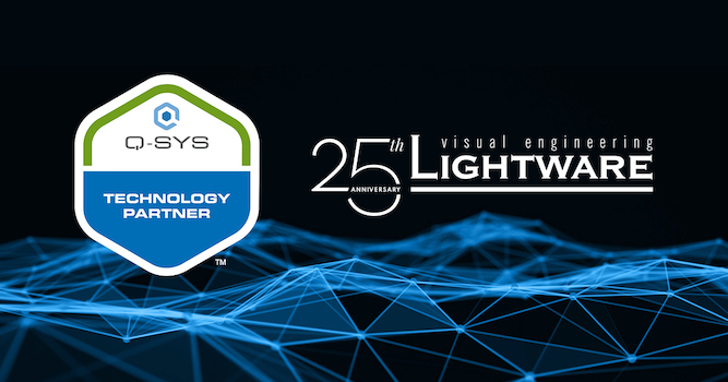 Lightware Joins the Q-SYS Technology Partner Program
