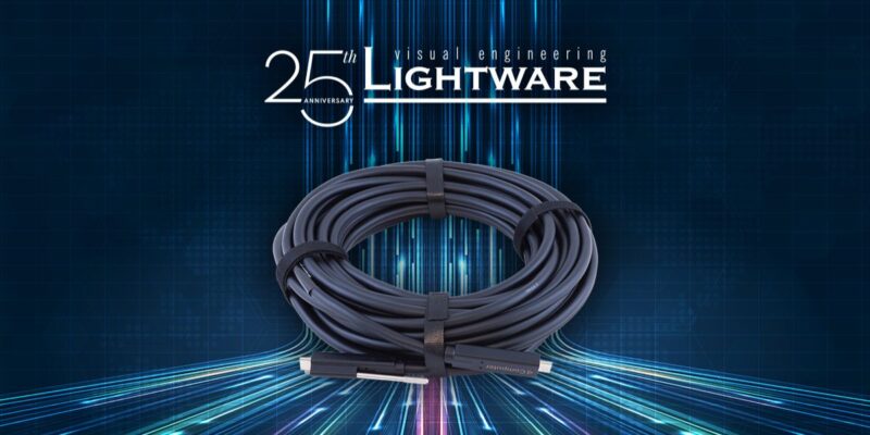 Lightware Visual Engineering Announces 2 USB-C Extender Active Optical Cables