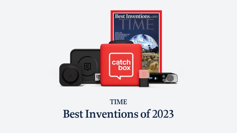 Catchbox Plus named in TIME’s list of the Best Inventions 2023