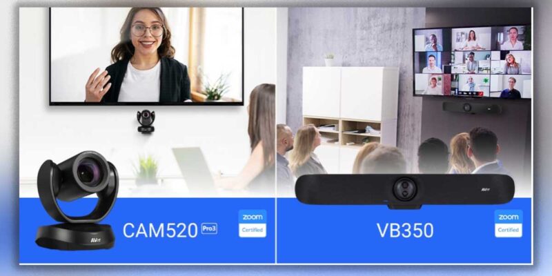 AVer Introduces CAM520 Pro3 Conferencing Camera and VB350 Video Bar