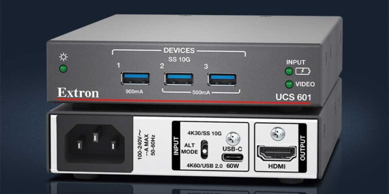 Extron Just Debuted a 4K-Capable USB Docking Station for All UCC Spaces