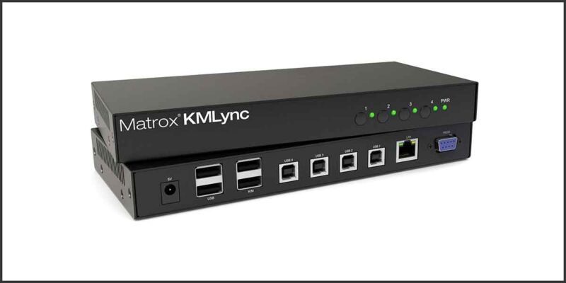 Matrox Video Adds KMLync USB Keyboard, Mouse Switch