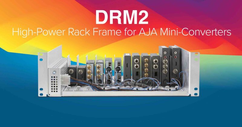 AJA Announces DRM2 Frame for AJA Mini-Converters at Inter BEE 2023