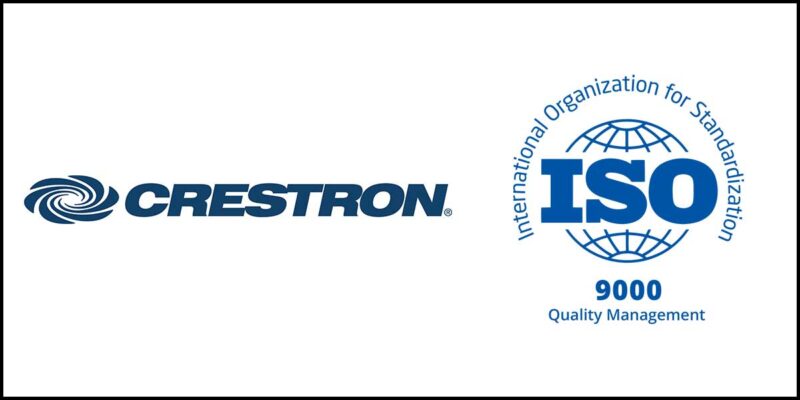 Crestron Achieves ISO 9001 Certification