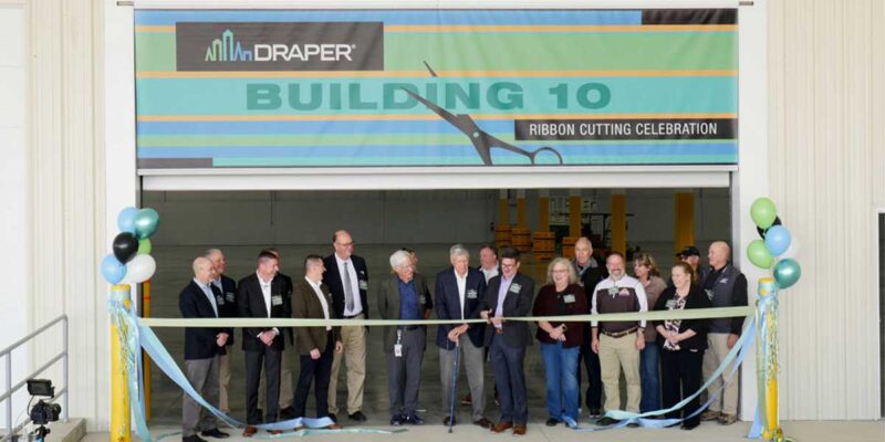 Draper Unveils 10th Building at Indiana Manufacturing Campus