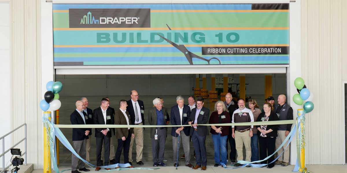 draper ribbon cutting