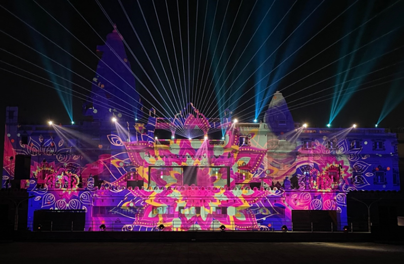 Christie Griffyn Series Powers Son et Lumière at Sri Krishna Janmabhoomi Temple in Mathura with Spectacular Visuals