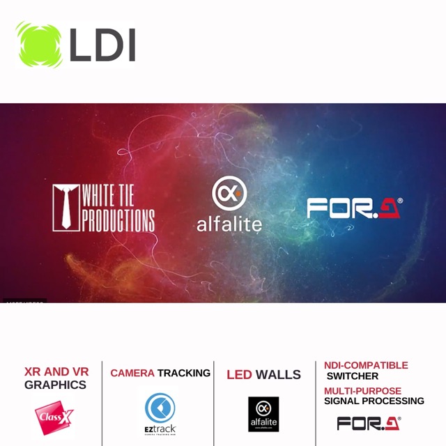 FOR-A’s Scalable, Live Video Production Workflow, Including LED Wall, on Display at LDI