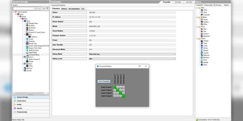 Powersoft Mezzo Half-Size Install Amplifier Platform Now Compatible With Control4 Smart Home Systems