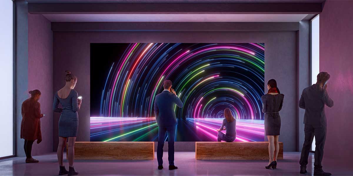 sony crystal led showroom