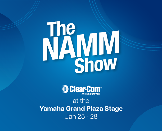Yamaha Grand Plaza Stage at NAMM 2024 Stays Connected with Clear-Com