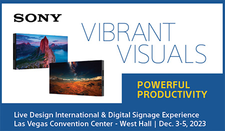 Visit Sony Booth #289 at LDI 2023!