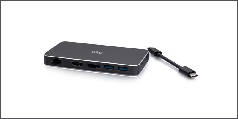 C2G Adds USB-C 7-in-1 Dual Display MST Docking Station