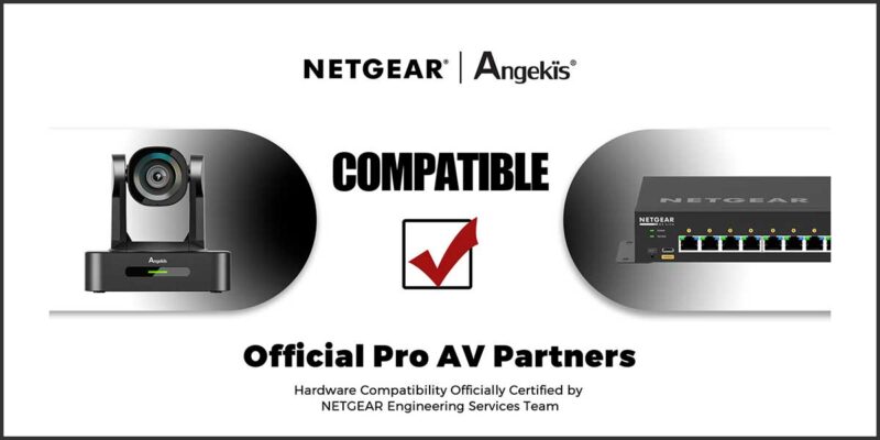 Angekis Saber Series IP Camera Now Compatible With NETGEAR AV-over-IP Switches