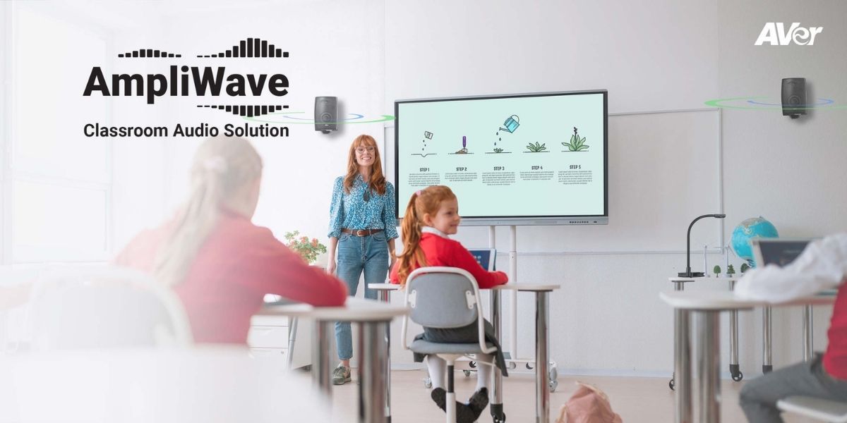 AVer Debuts Voice Lift System for K 12 Called AmpliWave