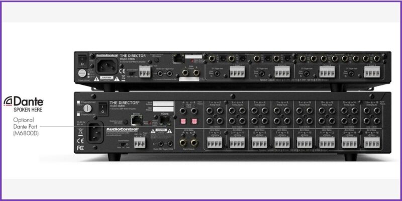 AudioControl Director Model M6800 Has Dante Now; Aimed at ProAV