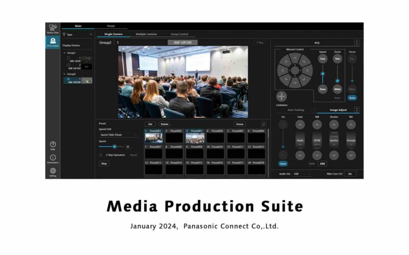 Panasonic Connect Europe Announces New Software-Based Media Production Suite