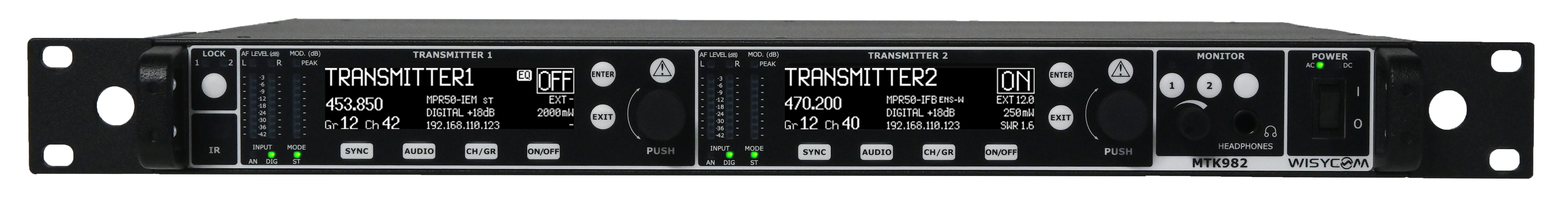 Wisycom MTK982 newDisplay Wisycom MTK982 newDisplay