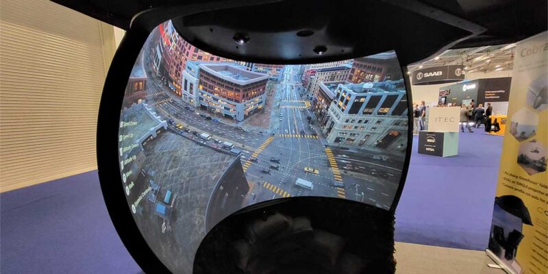 Cobra Simulation Uses Scalable’s Projection Mapping and Edge-Blending Technology to Enhance Immersive Virtual Reality Systems